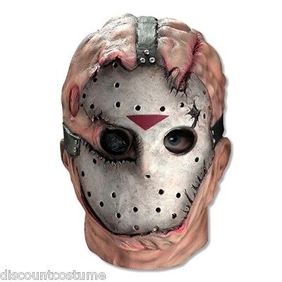 OFFICIAL LICENSED JASON FRIDAY THE 13TH VINYL MASK ADULT HALLOWEEN  ACCESSORY