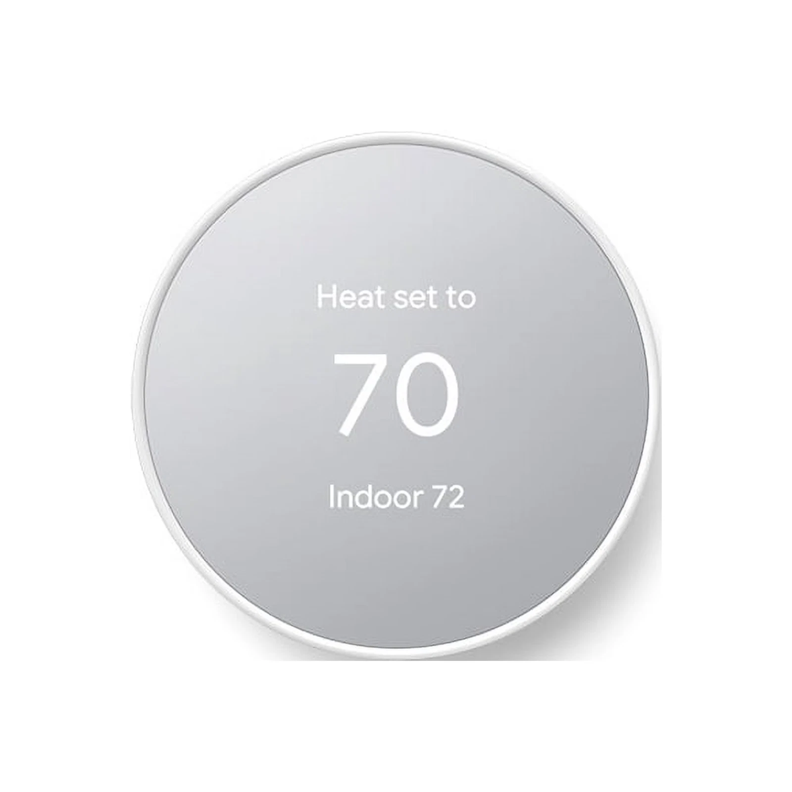 Google Nest GA01334US Programmable Smart Wi-Fi Thermostat for Home - Snow