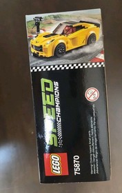 Lego SPEED CHAMPIONS 75870  CHEVROLET CORVETTE Z06 retired New