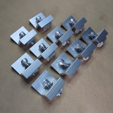 10Pcs Solar Panel End Clamp 35mm Aluminium Solar Panel Mount Mid Clips