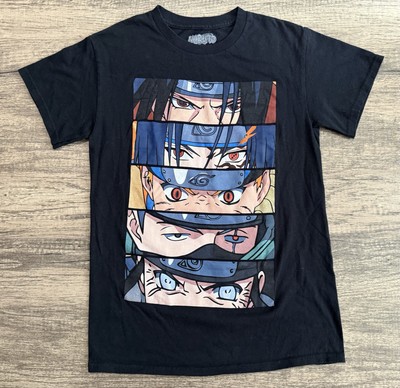 Official Naruto T Shirt Men's Small Black Anime Shonen Jump Graphic Tee 2002