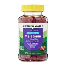 Spring Valley Zero Sugar Melatonin Sleep Support Dietary Supplement Gummies