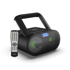 Portable CD Player Boombox AM FM Radio, Bluetooth, USB, Aux-Input, MP3 CD Ste...