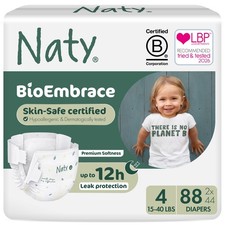 BioEmbrace Baby Diapers Sensitive Skin Size 4 1540 lbs 88 Count