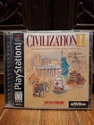 Civilization II Sony PlayStation 1 PS1 Complete in Box CIB Strategy Game