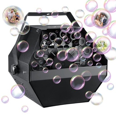 Theefun Bubble Machine: 750ML Metal Automatic Bubble Maker, Portable Professi...