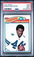 1977 Topps #459 - ROBERT NEWHOUSE - PSA 9 OC - Mint !!