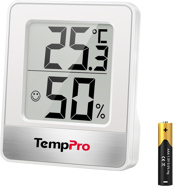 TempPro Thermo-Hygrometer Innen Digital Hygrometer Raumthermometer-image