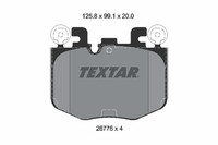 Bremsbelagsatz FÜR Bmw 4 Gran Coupe (G26) - Textar 2677601