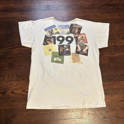 Vintage ZZ Top Shirt 1990 1991 Double Sided Band T Shirt