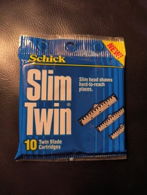 Schick 10 Slim Twin Blade Cartridges New