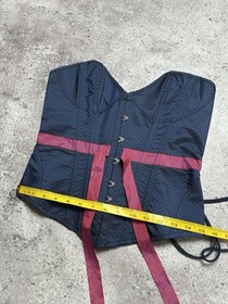 AGENT PROVOCATEUR RARE VINTAGE ICONIC BLUE/PINK TALMA CORSET Size L