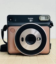 RARE  Near Mint  Fujifilm Instax SQ6 Instant Camera Brushed Gold  f/Japan