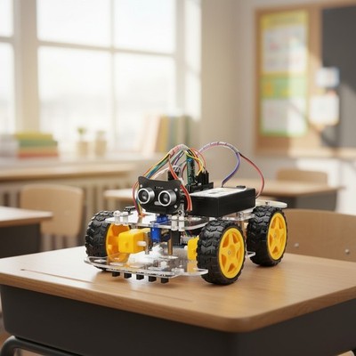 Osoyoo V2.1 Smart Robot Car Kit - WiFi/Bluetooth Controlled for STEM Learning