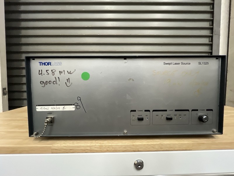 Thorlabs SL1325 Swept Laser Source / Sawtooth Labs OCT1300SS – Tested