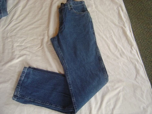 wrangler jeans cowboy cut Mens Dark Wash 32/36 47MWZ Rodeo