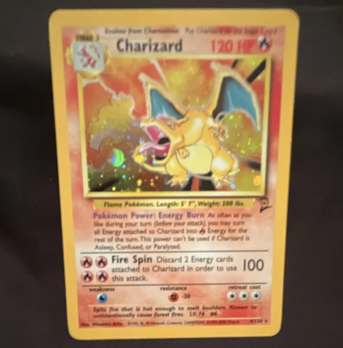 Pokémon Charizard Base Set Cards for sale - eBay
