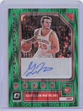 2023-24 Donruss Optic #SS-GMT Garrison Mathews Signature Green Hawks
