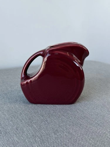 MINI DISK PITCHER creamer claret wine NEW FIESTA  5 OZ New Other