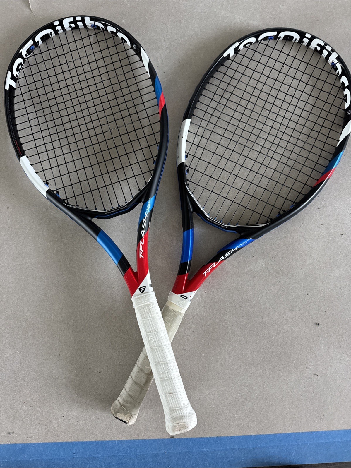 2 tecnifibre tennis rackets