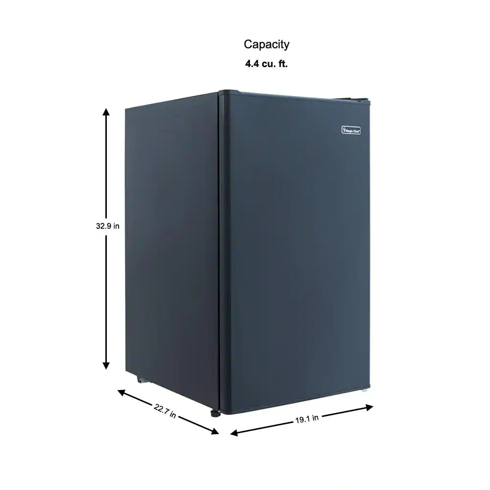 4.4 Cu. Ft. Mini Fridge in Black