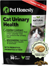 Cat Urinary Tract Health Crunchy  Creamy Chews - Promotes Healthy Digestion  N