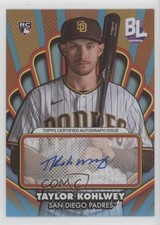 2024 Topps Big League Opening Act Auto Taylor Kohlwey #OAA-TK Auto 19lw