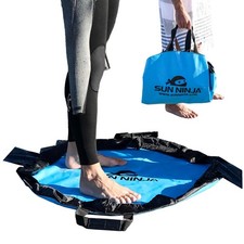 Wetsuit Changing Mat - Waterproof Beach Changing Mat and Dry Bag Combo, Keeps...