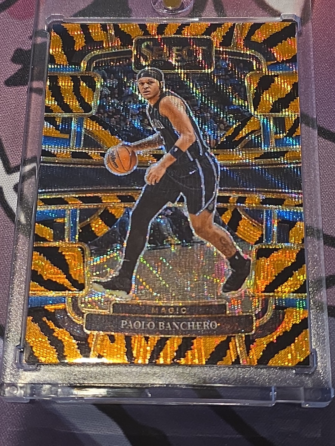 2023-24 Panini Select - Concourse Paolo Banchero #31 Tiger Stripes Prizm