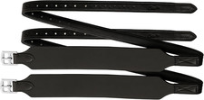 Exion Wide Stability Stirrup Leathers   2.25  Broad English Saddle Straps with N