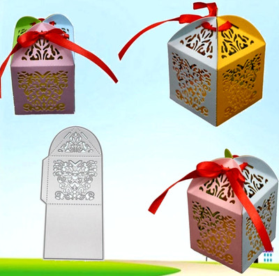 Schöne Geschenkbox Metall Stanzschablone. DIY. Prägung . Scrapbooking . FF6
