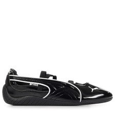 Chaussures Ballerines PUMA femme Speedcat Ballet Glossy Noir Noire Synthétique