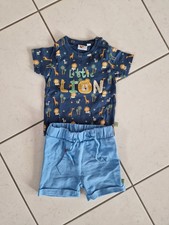Bubble Gum Set T-Shirt "Little Lion" und Shorts 12 - 18 Monate Gr. 80