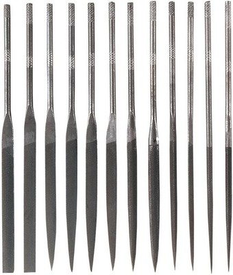 12pc Needle File Set Precision VCT for Jewelry Hobby