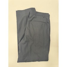 CHAPS Mens Black Pleated Dress Pants Trousers Size 16H 32W