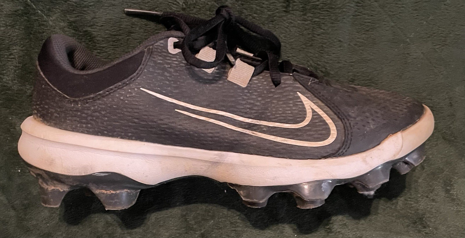 Nike Women's Hyperdiamond 4 Pro MCS Softball Cleats Size 6.5 Black