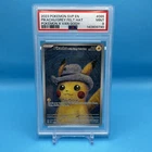 PSA 9 Pikachu Grey Felt Hat Van Gogh Promo 2023 Pokemon Card Black Star #085