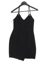 New Look Bodycon Midi Dress UK14 in Black
