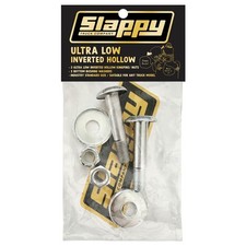Slappy Trucks Hardware Ultra Low Inverted Hollow Kingpins White Gold