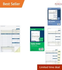 Job Invoice Forms and Sales Order Book White 8.5x11 100 Sets 50 Sets