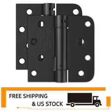 4 Matte Black Self Closing Door Hinges 58 Radius Corners Ul Listed 4 Matte Black Self Closing Door Hinges 58 Radius Corners Ul Listed