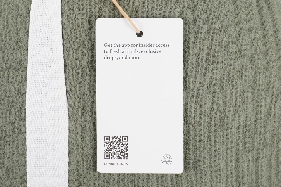 Quince Airy 100% Organic Gauze Duvet Cover In Olive Green Size Full/Queen - Image 4 of 4