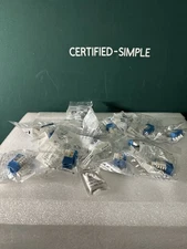 CAT6 RJ45 Keystone Jacks – Lot of 66 (48 Blue, 18 White), Tool-Free Connectors