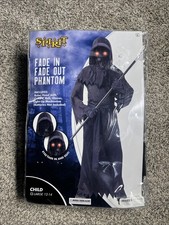 Fade In Fade Out Phantom Child Spirit Halloween Costume L 12-14 NEW IN PACKAGE