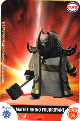Karte Cora Dreamworks Nr. 42/112 - Maître Rhino