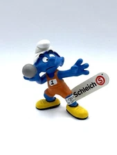 Schleich Shotputter Smurf #20742 Summer Olympic Shot Put Figure Peyo Smurfs