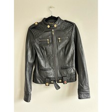 Marciano Lamb Skin Leather Motor Jacket