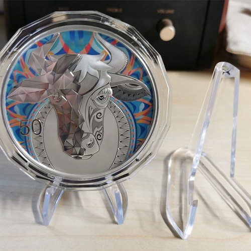 20PCS Plastic Mini Badge Medal Coin Display Stands Holders Small Easel Stands QS - Picture 6 of 22