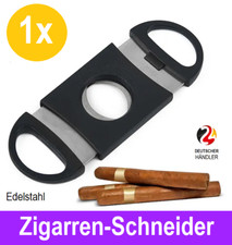 Zigarrenschneider Zigarrenabschneider Zigarren Cutter 2 Edelstahl Klingen Neu 🚬