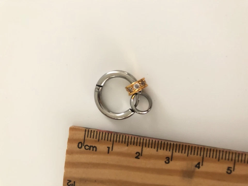 MENS Women Titanium Stainless No Allergy Hiphop Gothic ball Huggie Hoop Earring - Image 4 of 4